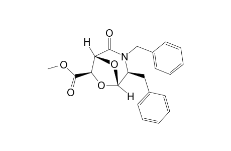 (1R,4S,5S,7R)-2-oxo-3,4-bis(phenylmethyl)-6,8-dioxa-3-azabicyclo[3.2.1]octane-7-carboxylic acid methyl ester