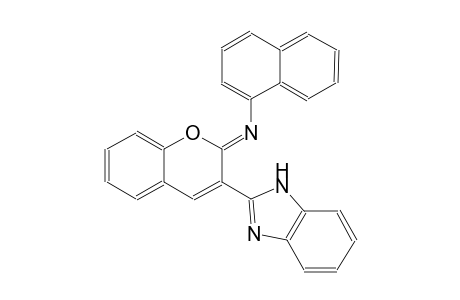 N-[(2Z)-3-(1H-benzimidazol-2-yl)-2H-chromen-2-ylidene]-1-naphthalenamine