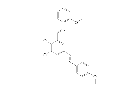 2-METHOXY-4-(4-METHOXYPHENYLAZO)-6-[(2-METHOXYPHENYLIMINO)-METHYL]-PHENOL