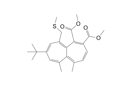 8-tert-Butyl-5,6-dimethyl-10-[(methylthio)methyl]heptalene-1,2-dicarboxylic acid dimethyl ester