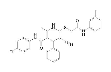 3-pyridinecarboxamide, N-(4-chlorophenyl)-5-cyano-1,4-dihydro-2-methyl-6-[[2-[(3-methylphenyl)amino]-2-oxoethyl]thio]-4-phenyl-