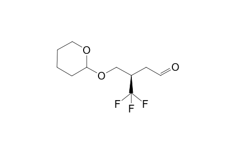 4,4,4-Trifluoro-3-(tetrahydropyran-2'-yloxymethyl)-3-butyraldehyde