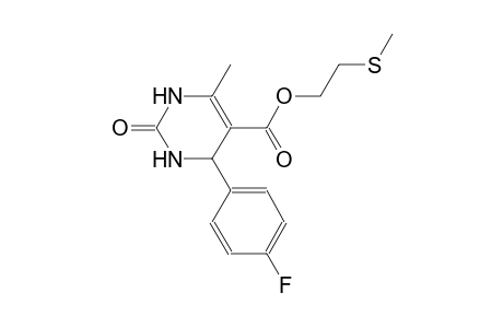 2-(methylsulfanyl)ethyl 4-(4-fluorophenyl)-6-methyl-2-oxo-1,2,3,4-tetrahydro-5-pyrimidinecarboxylate