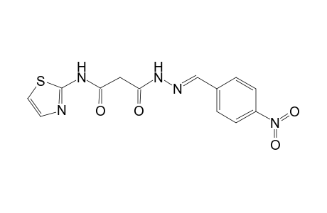 N'-(Thiazol-2'-yl)-N(3)-[(4"-nitrobenzylidene)imino]-malonamide