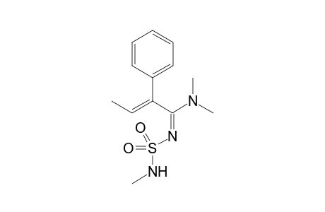 N-Methyl-N-(1-N,N-dimethylamino-2-phenyl-2-buten-1-ylidene)sulfamide