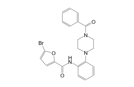 N-[2-(4-benzoyl-1-piperazinyl)phenyl]-5-bromo-2-furamide