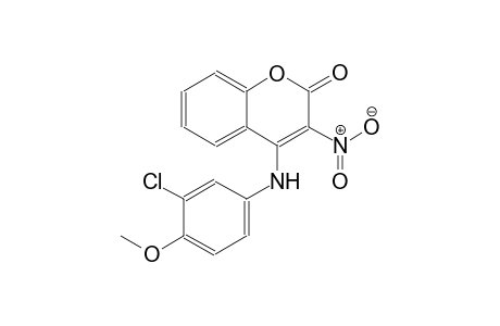 4-(3-chloro-4-methoxyanilino)-3-nitro-2H-chromen-2-one