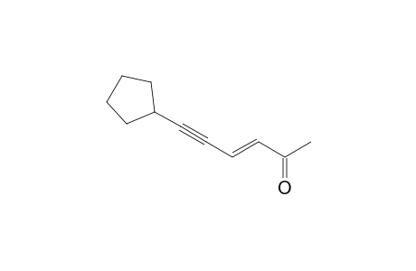 (E)-6-Cyclopentylhex-3-en-5-yn-2-one