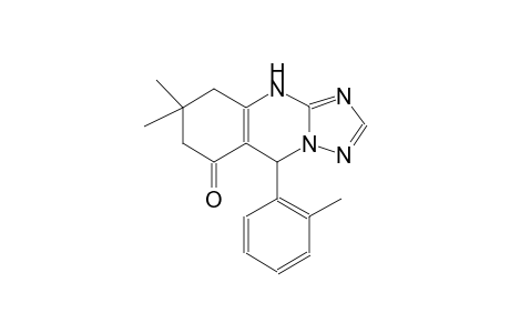 6,6-dimethyl-9-(2-methylphenyl)-5,6,7,9-tetrahydro[1,2,4]triazolo[5,1-b]quinazolin-8(4H)-one