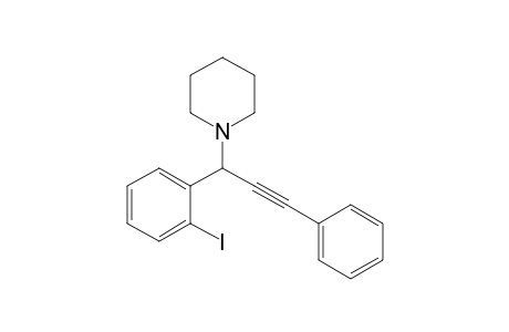 1-[1-(2-Iodophenyl)-3-phenylprop-2-yn-1-yl]piperidine
