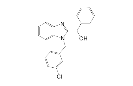 1H-1,3-Benzimidazole-2-methanol, 1-[(3-chlorophenyl)methyl]-.alpha.-phenyl-