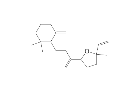 Furan, 5-[3-(2,2-dimethyl-6-methylenecyclohexyl)-1-methylenepropyl]-2-etheny ltetrahydro-2-methyl-