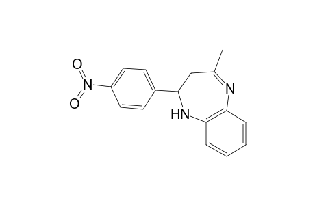 4-Methyl-2-(4-nitrophenyl)-2,3-dihydro-1H-1,5-benzodiazepine