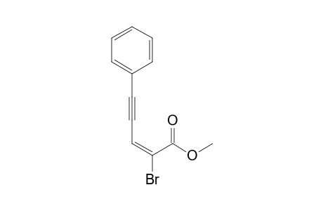 Methyl (E)-2-bromo-5-phenylpent-2-en-4-ynoate