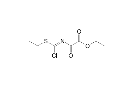 Oxamic acid ethyl ester, N-(ethylthiochloromethylene)-