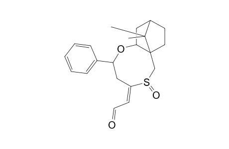 (E,1S,6R,8R,10R,Rs)-13,13-Dimethyl-4-(formylmethylidene)-6-phenyl-7-oxa-3-thiatricyclo[8.2.1.0(1,8)]tridecane 3-oxide