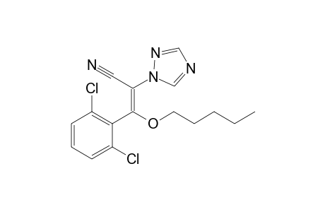 1H-1,2,4-Triazole-1-acetonitrile, alpha-[(2,6-dichlorophenyl)(pentyloxy)methylene]-