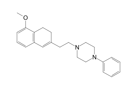 4-[2-(1,2-Dihydro-8-methoxy-3-naphthalenyl)ethyl]-1-phenylpiperazine