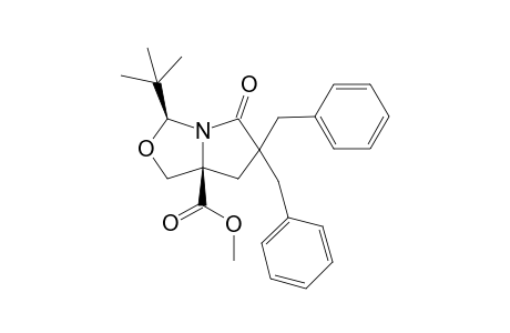 (3S,7aR)-6,6-Dibenzyl-3-tert-butyl-1,6,7,7a-tetrahydro-5-oxopyrrolo[1,2-c]oxazolidine-7a-carboxylic acid 7a-methyl ester