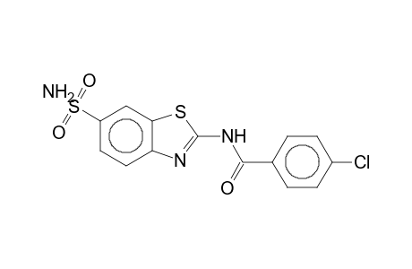 N-[6-(Aminosulfonyl)-1,3-benzothiazol-2-yl]-4-chlorobenzamide