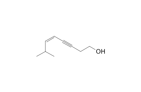 (Z)-7-methyl-1-oct-5-en-3-ynol