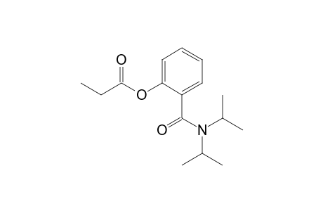 2-(Diisopropylcarbamoyl)phenyl propionate