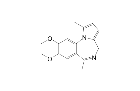 8,9-Dimethoxy-1,6-dimethyl-4H-pyrrolo[1,2-a][1,4]benzodiazepine