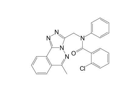 Benzamide, 2-chloro-N-[(6-methyl[1,2,4]triazolo[3,4-a]phthalazin-3-yl)methyl]-N-phenyl-