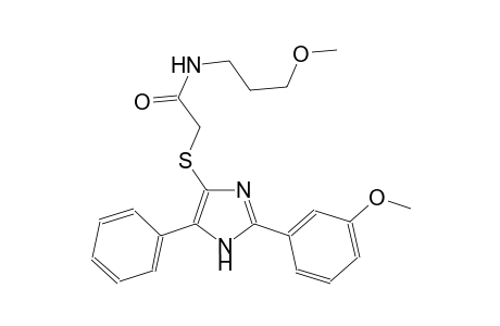 acetamide, 2-[[2-(3-methoxyphenyl)-5-phenyl-1H-imidazol-4-yl]thio]-N-(3-methoxypropyl)-