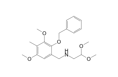 N-(2-Benzyloxy-3,5-dimethoxy-4-methylbenzyl)-2,2-dimethoxyethylamine