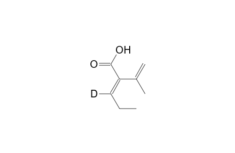 2-Pentenoic-3-d acid, 2-(1-methylethenyl)-, (E)-