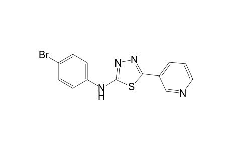 2-(3-Pyridyl)-5-(4-bromophenylamino)-1,3,4-thiadiazole