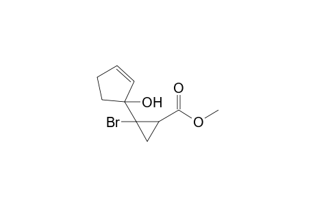 Methyl 2-bromo-2-(1'-hydroxycyclopent-2'-enyl)cyclopropanecarboxylate