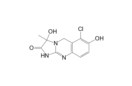 Imidazo[2,1-b]quinazolin-2(3H)-one, 6-chloro-1,5-dihydro-3,7-dihydroxy-3-methyl-
