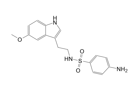 4-amino-N-[2-(5-methoxy-1H-indol-3-yl)ethyl]benzenesulfonamide