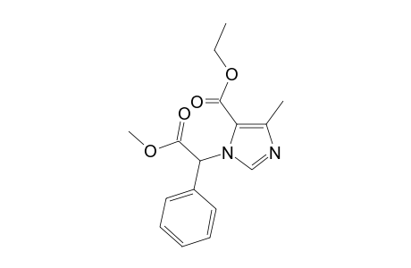 3-(Methoxycarbonyl-phenyl-methyl)-5-methyl-3H-4-imidazolecarboxylic acid ethyl ester