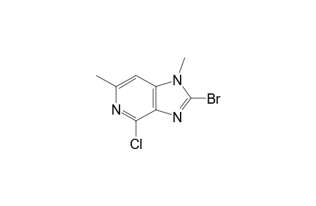 4-Chloro-2-bromo-1,6-dimethyl-1H-imidazo[4,5-c]pyridine