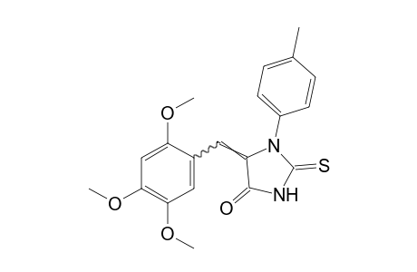 2-thio-1-p-tolyl-5-(2,4,5-trimethoxybenzylidene)hydantoin