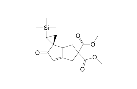 (1R*,2S*5'S*)-7',7'-Bis(methoxycarbonyl)-2-trimethylsilyl-3'-oxospiro[cyclopropane-1,4'-bicyclo[3.3,0]oct-1'-ene]