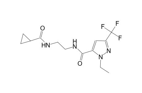 N-{2-[(cyclopropylcarbonyl)amino]ethyl}-1-ethyl-3-(trifluoromethyl)-1H-pyrazole-5-carboxamide