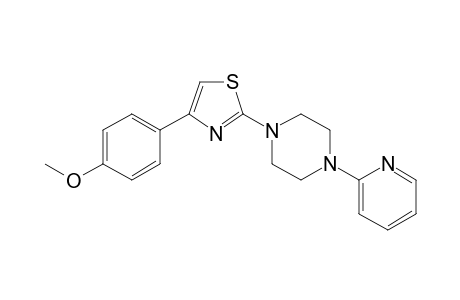 4-(4-Methoxyphenyl)-2-(4-pyridin-2-ylpiperazin-1-yl)-1,3-thiazole