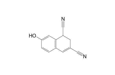 7-Hydroxy-1,2-dihydronaphthalene-1,-3-dicarbonitrile