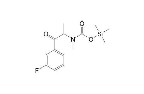 3-Fluoromethcathinonecarbamic acid TMS