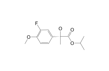 ISOPROPYL-2-HYDROXY-2-(3-FLUORO-4-METHOXYPHENYL)-PROPANOATE