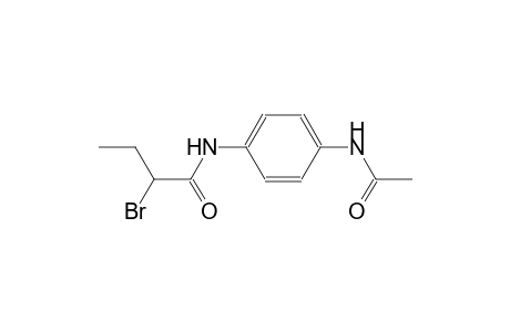 Butanamide, N-[4-(acetylamino)phenyl]-2-bromo-