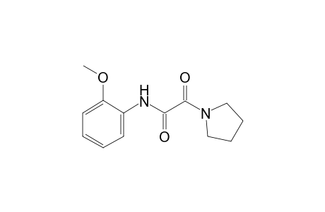 N-(2-Methoxyphenyl)-2-oxo-2-(1-pyrrolidinyl)acetamide