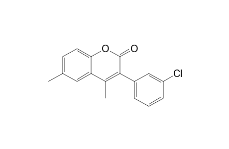 3-(3'-Chlorophenyl)-4,6-dimethylcoumarin