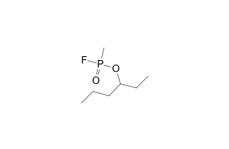 3-Hexyl methylphosphonofluoridate