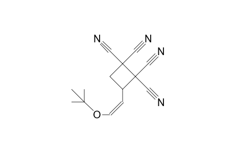 1,1,2,2-Tetracyano-3-(cis-2-T-butoxy-vinyl)-cyclobutane