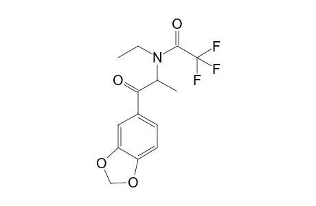 N-Ethyl-1-(3,4-methylenedioxyphenyl)-2-aminopropan-1-one TFA